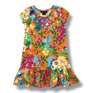 Ralph Lauren | Hawaiian Tropical T-Shirt Dress (6 yrs) 🌺